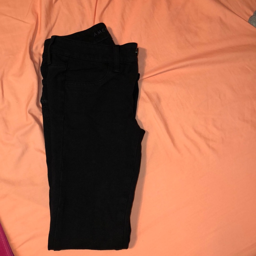 American Eagle All Black Jeggings